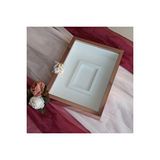 Verda Çerçeve 30x40 Cm Ledli Rose Pleksi Kaplı Fotoğraf Bölümlü Tasarım Gül Kutusu Anı Çerçevesi! Isimsiz Pembe