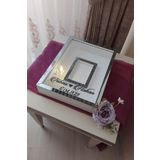 Verda Çerçeve 30X40 Cm Ledli Ve Isimli Fotoğraf Bölümlü Tasarım Gül Kutusu Anı Çerçevesi! Ayna Çerçeve!