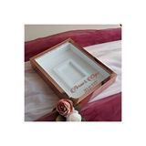 Verda Çerçeve 30x40 Cm Rose Pleksi Kaplı Fotoğraf Alanlı Model Tasarım Gül Kutusu Anı Çerçevesi! Ayna Çerçeve! Pembe