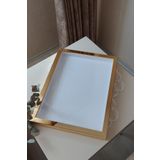 Verda Çerçeve 32X42 Cm 5 Cm Derin Gold Kaplı Gül Anı Çerçevesi! Gelin Buketleri Için