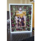 Verda Çerçeve 40X50 cm Beyaz Gül Anı Çerçevesi! Fotoğraf Çerçevesi! Gül Anı Çerçevesi