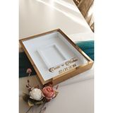 Verda Çerçeve 40x50 Cm Bronz Fotoğraf Bölümlü 8 Cm Derinliğinde Isimli Ledsiz Çerçeve! Gül Kutusu Kahverengi