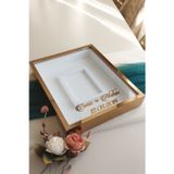 Verda Çerçeve 40X50 Cm Bronz Fotoğraf Bölümlü 8 Cm Derinliğinde Isimli Ledsiz Çerçeve! Gül Kutusu