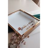 Verda Çerçeve 40x50 Cm Bronz Gül Anı Çerçevesi! Derin Fotoğraf Çerçevesi! Gül Anı Çerçevesi-gelin Buketleri Için Kahverengi