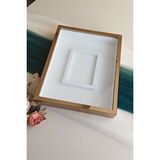 Verda Çerçeve 40x50 Cm Bronz Gül Anı Çerçevesi! Fotoğraf Bölümlü Ledsiz Çerçeve! Gül Anı Çerçevesi Kahverengi