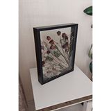 Verda Çerçeve 40x50 Cm Çift Yönlü Derin Gül Çerçevesi! Gelin Buketi Çerçevesi!siyah