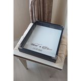 Verda Çerçeve 40x50 Cm Gül Anı Çerçevesi! Ledsiz Derin Çerçeve! Gül Anı Çerçevesi-gelin Buketleri Için
