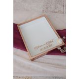 Verda Çerçeve 40X50 Cm Rosegold Pleksi Kaplı Ledli Derin Gül Anı Çerçevesi! Gül Kutusu