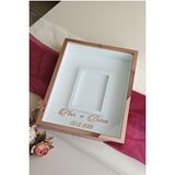 Verda Çerçeve 40x50 Cm Rosegold Yeni Trend 8 Cm Derinliğinde Fotoğraf Bölümlü Ledsiz Çerçeve! Gül Kutusu Pembe