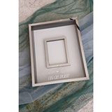 Verda Çerçeve 40X50 Cm Siyah-Gümüş 8 Cm Derinliğinde Fotoğraf Bölümlü Ledsiz Çerçeve! Gül Kutusu