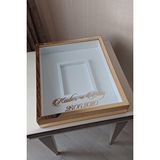 Verda Çerçeve 40X50 Cm Yeni Trend 8 Cm Derinliğinde Gold Pleksi Kaplı Fotoğraf Bölümlü Çerçeve! Gül Kutusu
