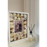 Verda Çerçeve Kişiselleştirilebilir Beyaz Ahşap Anı Çerçevesi 25x35 cm Tasarım Modeli