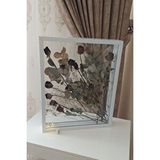 Verda Çerçeve Ledli 40x50 Cm Çift Yönlü Derin Gül Çerçevesi! Gelin Buketi Çerçevesi! Beyaz