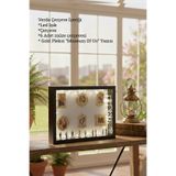 Verda Çerçeve Ledli Yeni Trend 25x35 Cm Siyah Derin Aşkımızın Müzesi Çerçevesi 6 Gold çerçeveli