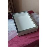 Verda Çerçeve Ledsiz 25X35 Cm Beyaz-Füme Derin Gül Tasarım Çerçevesi! Gül Kutusu Anı Çerçevesi! Isimsiz