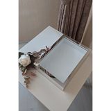 Verda Çerçeve Ledsiz Yeni Trend 25x35 Cm Gümüş Derin Gül Tasarım Çerçevesi! Gül Kutusu Anı Çerçevesi! Isimsiz Gri
