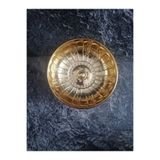Verda Natural Nostaljik Osmanlı Hanedan Demir Hamam Tası Altın Sarı Renk 20 Cm