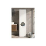 Verga Çamaşır Makinesi Banyo Dolabı, Beyaz, Kirli Sepetli