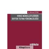 Vergi Mükelleflerinin Defter Tutma Yükümlülüğü - Mahcemal Seyhan