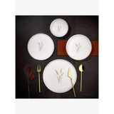VERGİNE 24 PARÇA BONE PORELEN YEMEK TAKIMI