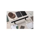verial 901 Paslanmaz Çelik Mobilya Kulpu 128 mm Mat Siyah | Mutfak Banyo Dolap Kulpu | 901