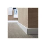 VERISSIMO Tina Beyaz Lake PVC Kaplı Süpürgelik 10 cm - 2,50 Metre