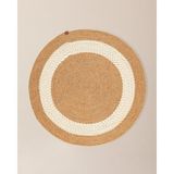 Vernal Yuvarlak Kilim - Naturel/krem - 100 cm - Natürel - Krem - 100 x 100 cm