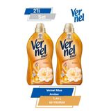 Vernel Max Amber Çamaşır Yumuşatıcısı, 1.44L, 60 Yıkama, 2'li Set