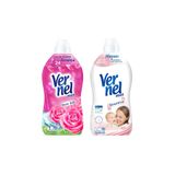 Vernel Max Çamaşır Yumuşatıcısı, Taze Gül ve Sensitive, 1440 ml, 2'li Set