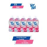 Vernel Max Çiçek Ferahlığı 1.32l 55 Yıkama 5'li Set