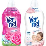 Vernel Max Kons.çam.yumuşatıcı 1440 ml Taze Gül ve Sensitive 2 Li - 1,44 lt