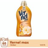 Vernel Max Konsantre Çamaşır Yumuşatıcısı 1440ML (60 Yıkama) Amber - 1,44 lt