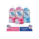 Vernel Max Konsantre Çamaşır Yumuşatıcısı 3X Set 1320Ml (165 Yıkama) 2 Çiçek Ferahlığı 1 Buz Serinliği