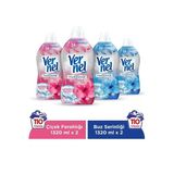 Vernel Max Konsantre Çamaşır Yumuşatıcısı 4 X 1320Ml 2 Çiçek Ferahlığı 2 Buz Serinliği