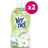 Vernel Max Konsantre Çamaşır Yumuşatıcısı Taze Yasemin 2'li Set (2x 1440ML) (60 Yıkama) - 2,88 lt