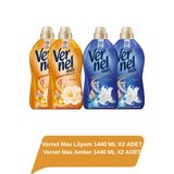 Vernel Max Lilyum 1440 ML X2 ADET + Vernel Max Amber 1440 ML X2 ADET