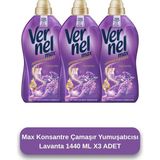 Vernel Max Taze Lavanta 1.44L 60 Yıkama 3'lü Set - 1,44 lt