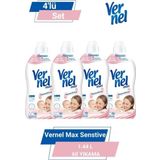 VERNEL MAX TAZE SENSİTİVE 1.44L 60 YIKAMA 4'lü Set