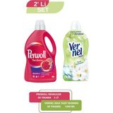 Vernel Max Taze Yasemin 1,44 Lt + Perwoll Renkli 3 Lt