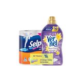 Vernel Nergiz Çiçeği Lavanta 1440 ml + Selpak Kağıt Havlu - 1,44 lt