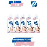 Vernelt Max Taze Sensitive 1.44lt 60 Yıkama 5'lti Set - 1,44 lt