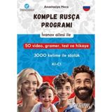 Verno Kitap Yayınevi Ivanov Ailesi Ile Komple Rusça Programı (A1 - C1) 3000 Kelime Ile Sözlük - Anastasiya Matveichuk