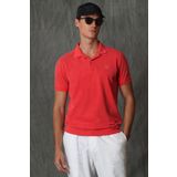 Vernon Spor Polo Yaka Erkek Tişört Mercan