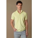 Vernon Spor Polo Yaka Erkek Tişört Sarı