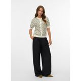 Vero Moda Bisiklet Yaka Normal Çok Renkli Kazak Kadın Vmtres Bıen 2/4 O-Neck Cardıgan - XL