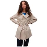 VERO MODA Kadın Trençkot VMCHELSEA Trençkot, Oatmeal., M