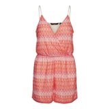 VERO MODA Kadın VMDICTE SINGLET PLAYSUIT JRS GA Tulum Kırmızı S
