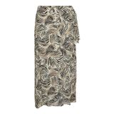 VERO MODA Kadın VMKARMYN HW 7/8 WRAP SKIRT VMA Uzun Etek Krem S