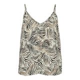 VERO MODA Kadın VMKARMYN SHORT SINGLET TOP VMA Tişört Krem S