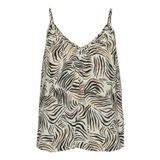 VERO MODA Kadın VMKARMYN SHORT SINGLET TOP VMA Tişört Krem XS
